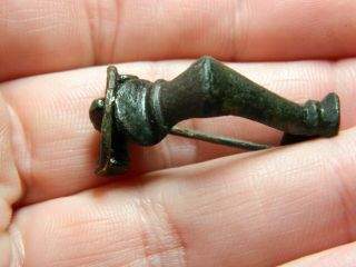 Roman Romano British Bronze Fibula Knee Brooch Metal Detecting Detector