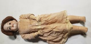 Antique 22 " German Bisque Simon Halbig 570 Doll Signed