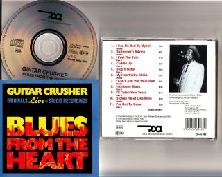 Guitar Crusher Sidney Selby ‎– Blues From The Heart Rare Live & Studio 1993 Cd