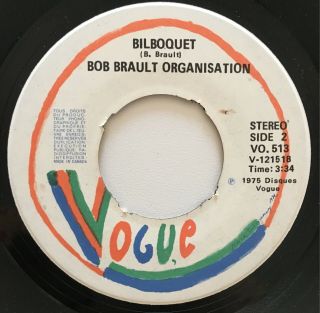 Bob Brault Organisation Rare Bilboquet Jazz Funk Breaks 45 Listen