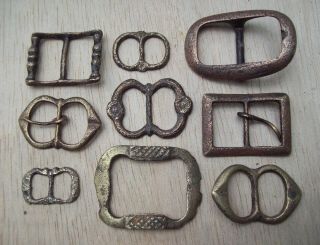 A Handful Of Medieval Bronze Buckles Detecting Finds 2