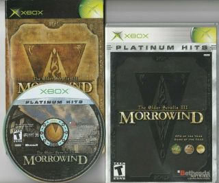 Elder Scrolls Iii 3: Morrowind (microsoft Xbox,  2002) Complete Vg Rare