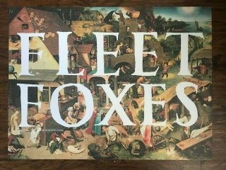Fleet Foxes Rare Promo Poster 18 " X 24 "