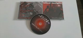 Blind Insight Behind The Red Glass Mega Rare Us Private Ny Metal Indie Cd 1998