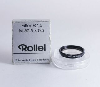 Rare Rollei 30.  5mm Skylight R 1,  5 E30,  5 Sky Filter For Rollei 35s 35 35t Cameras