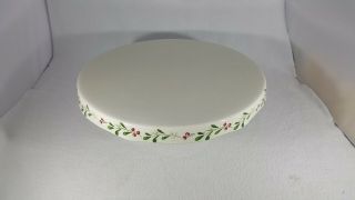 RARE Better Homes And Gardens Cake Platter Holiday Christmas 12 inches. 3