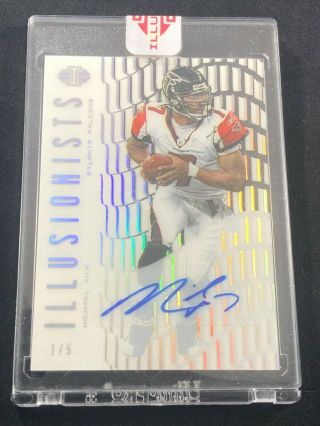 Michael Vick Auto 2018 Panini Rare Only 5 Exist In The World 1 Of 5 Autograph