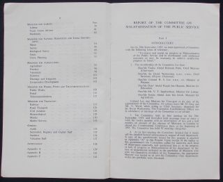 RARE 1956 MALAYA REPORT ON THE COMMITTEE ON MALAYANISATION OF PUBLIC SERVICE 3