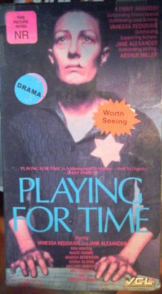 Playing For Time (vhs) Rare Acclaimed 1980 Tv Movie Stars Vanessa Redgrave