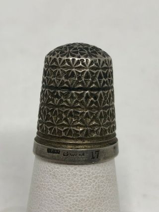Henry Griffith & Sons Ltd Birmingham Sterling Silver Thimble
