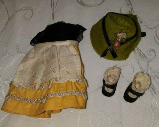 Vintage Madame Alexander Wendy - Ann Tagged Swiss Doll Outfit & Shoes $30.  99