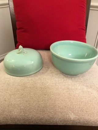 Luray Pastels Rare Muffin Cover And Matching Serving Bowl