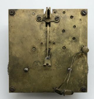 Antique Gustav Becker P42 Mantle Or Wall Clock Movement Repair (rf1035
