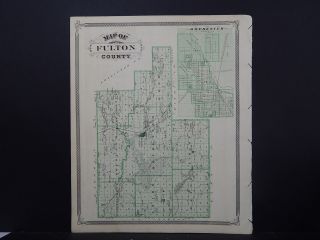 Indiana Maps,  1876 Fulton County N2 58