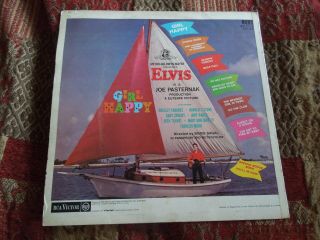 Elvis Presley Girl Happy RARE Vinyl LP Red Spot Label 2