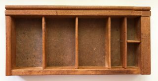 Vintage Antique Wooden Type Drawer - - Small Size - - 10 3/4 " X 5 1/4 "