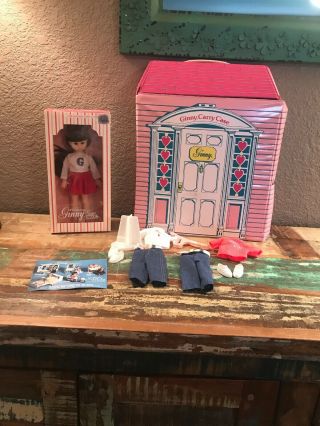 Vintage 1979 Vogue Ginny Doll Pink Cottage Carry Case Ginny Doll,