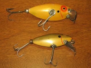 Two Vintage 1940 True Temper Shad Lures