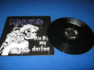 Misfits - Die Die My Darling Lp (rare Autographed By Glen Danzig)