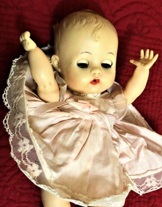 Vintage Vogue 8 " Ginnette (ginny) Baby Doll Blue Eyes Open & Close