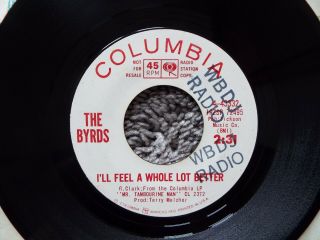 RARE 1965 ROCK - COLUMBIA 43332 - THE BYRDS - ALL I REALLY WANT TO DO - DJ PROMO - 45 - 2
