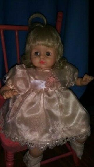 1977 Madame Alexander Blonde Baby Girl Doll.  May Be Pussycat