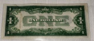 1928 $1 Dollar Note ✯ RARE Crisp ✯ Funny - Back Silver Certificate 2
