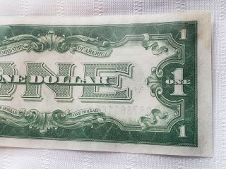 1928 $1 Dollar Note ✯ RARE Crisp ✯ Funny - Back Silver Certificate 3