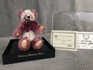 World Of Miniature Bears 872 Charlotte By Reanee Gladden - Rare