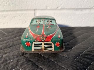 Rare G.  Men Tin Toy Car Japan Vintage 2
