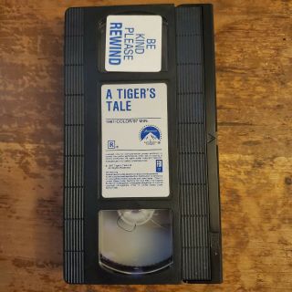A Tiger ' s Tale VHS 1987 Comedy C Thomas Howell Ann Margret Rare 3