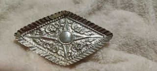 Victorian,  London C1889 Solid Silver Tray,  Dressing Table Tray,  Pin Tray,  N/r