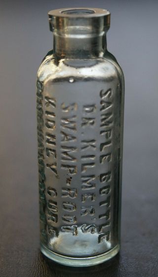 Antique Miniature Sample Bottle Dr Kilmer 