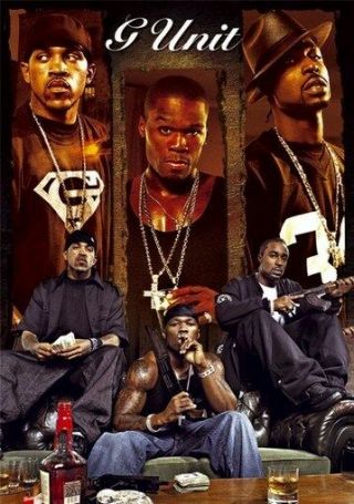 G Unit Poster 50 Cents Rare Hot