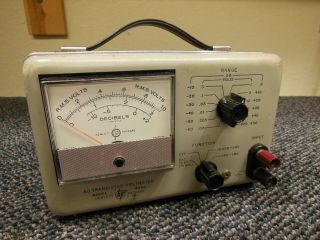 ☆ Vintage Hewlett Packard Hp Transistor Voltmeter Decibel 403a ☆ Un -