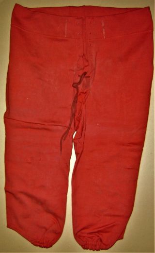 Vintage Rare Football Pants - Scarlet Red Pants
