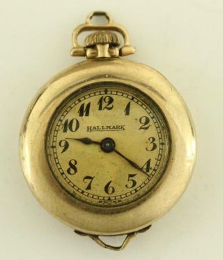Estate Jewelry Pocket Watch Repair Parts Salvage 15j Sw Hallmark Gf Case Mono