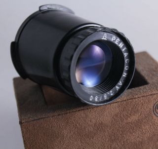 Pentacon 80mm F/2.  8 Projection Lens Bubble Bokeh 4/3 Nex Trioplan Diaplan Rare