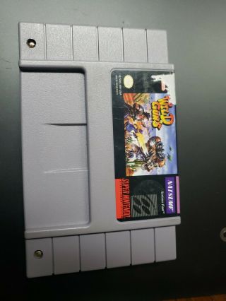 Wild Guns Snes Rare Video Game Cartridge Nintendo 1995