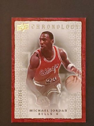 Michael Jordan 2007 - 08 Upper Deck Chronology Silver /250 Rare