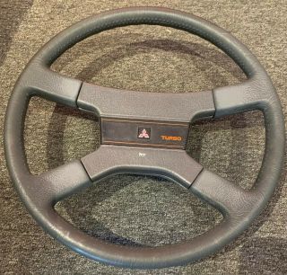1983 Oem Turbo Mitsubishi Starion Chrysler Conquest Steering Wheel Rare Like