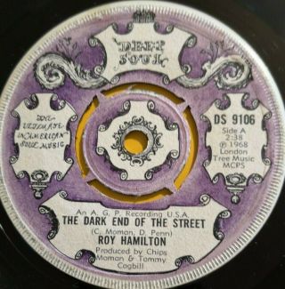 Rare Northern Soul - Roy Hamilton - The Dark End Of The Street - Uk Deep Soul 45