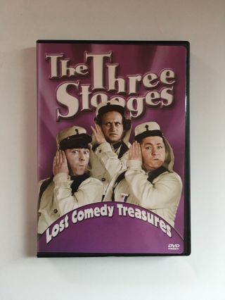 The Three Stooges - Lost Comedy Treasures (dvd,  2001) Rare Delivered 2 - 3 Days