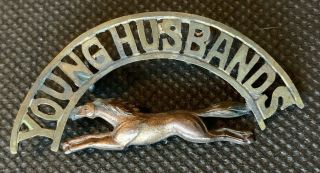 Boer War Imperial Yeomanry Younghusbands Horse Slouch Hat Badge - Rare
