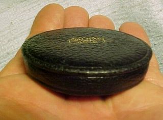 Vintage Rare Carl Zeiss Jena 51mm Leather Front Lens Cap in Superior 2