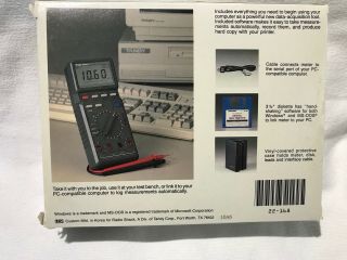 Radio Shack 22 - 168A LCD Digital Multimeter with PC Interface 2