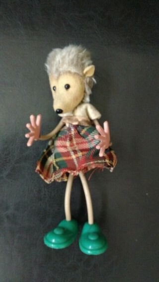 Rare Vintage Collectable Schuco Bigo - Fix Doll Girl Porcupine