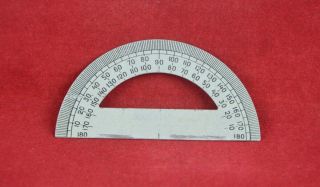 German Wwii Wehrmacht Nco Soldier Artillery Ruler Protractor Very Rare War Relic