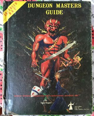 Dungeons And Dragons Ad&d 1st Edition Dungeon Masters Guide 4th Printing Rare