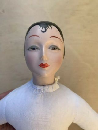 Vintage Bisque Porcelain Doll Baby Halloween Horror Creepy 19” Scary Dancer